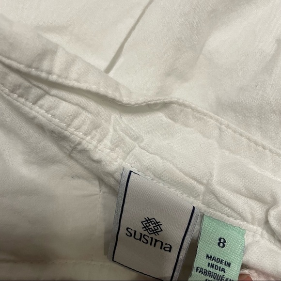 Susina White Circle Skirt Size Large - Picture 3 of 4